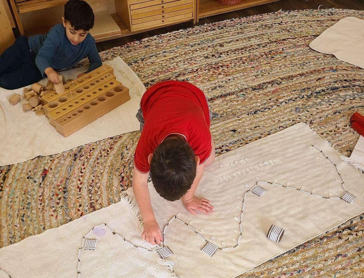 Primary Montessori classroom environment